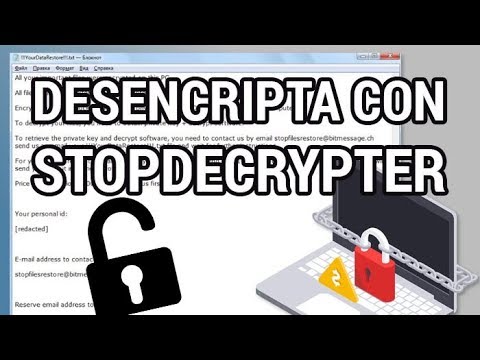 Desencripta tus ficheros encriptados con STOPDecrypter www.informaticovitoria.com