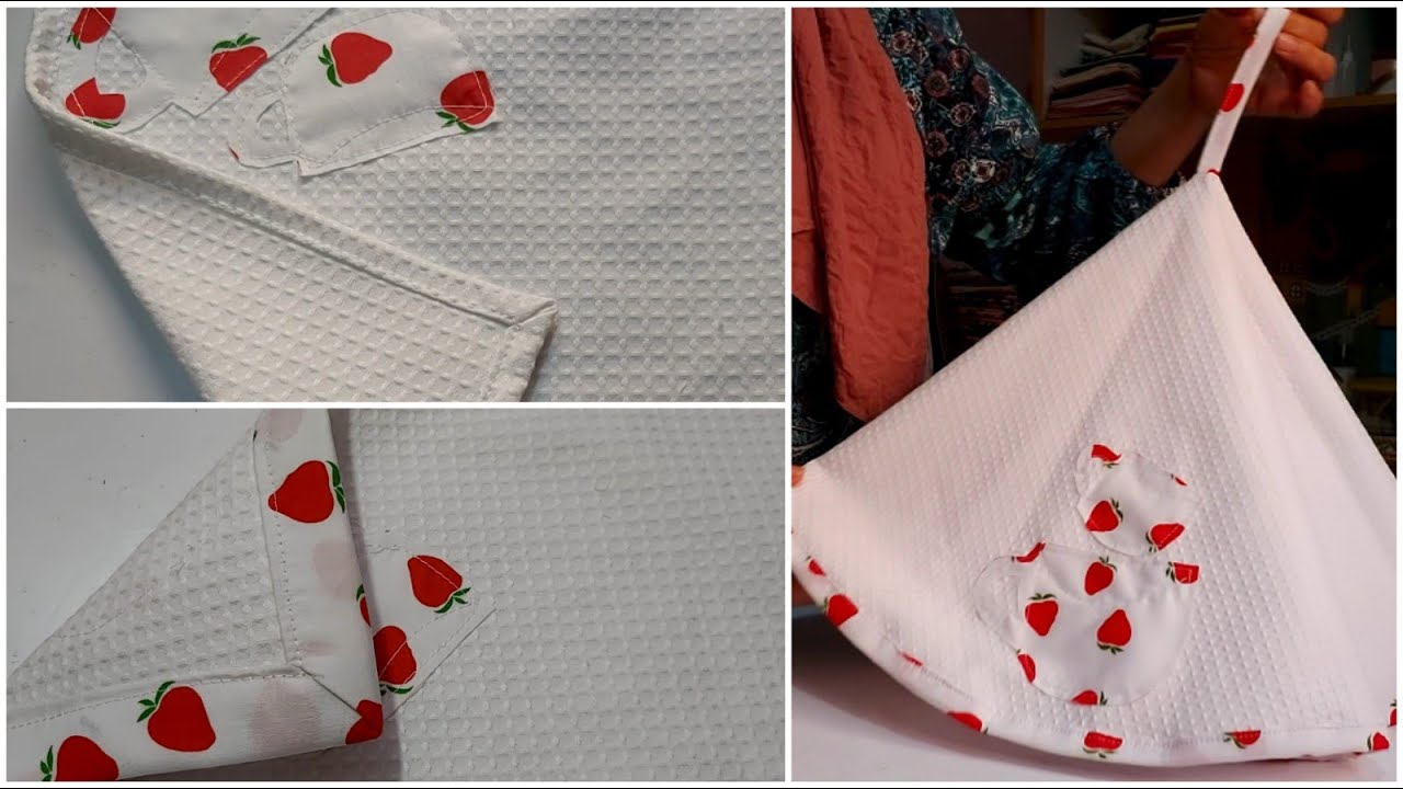 سرابت المائدة والمطبخ..وتقنيات مهمة فخياطتها..ourlet en ongle