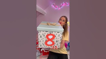 [ASMR] 12 Days of Xmas GIANT MYSTERY ADVENT CALENDAR - DAY 8!🐻‍❄️🎁 #Shorts