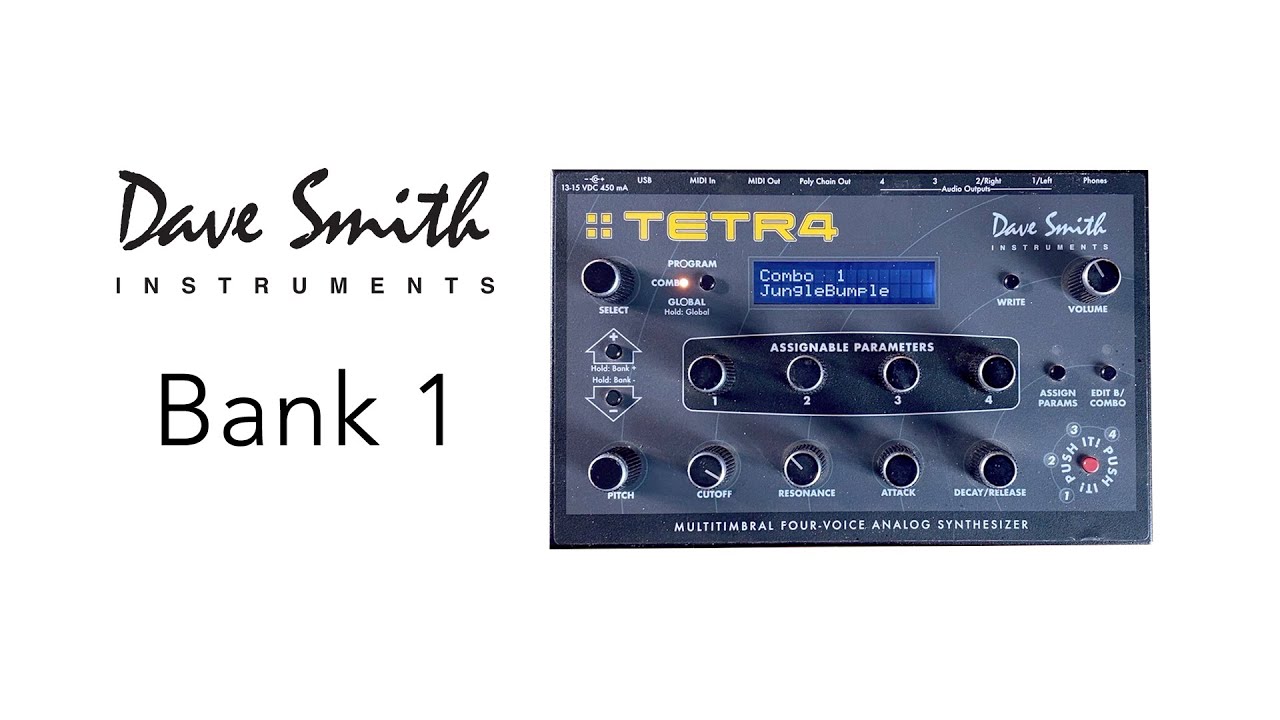 Demo - Dave Smith Instruments | DSI | Sequential | TETRA / TETR4