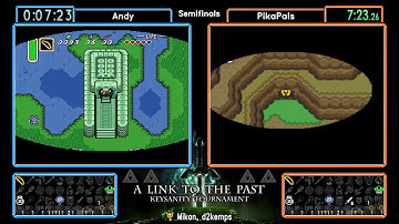 Andy vs Pikapals, Race 1. ALTTPR Keysanity Tournament 2018