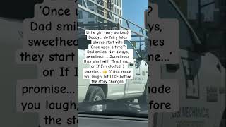 The Cutest Question I Heard All Week