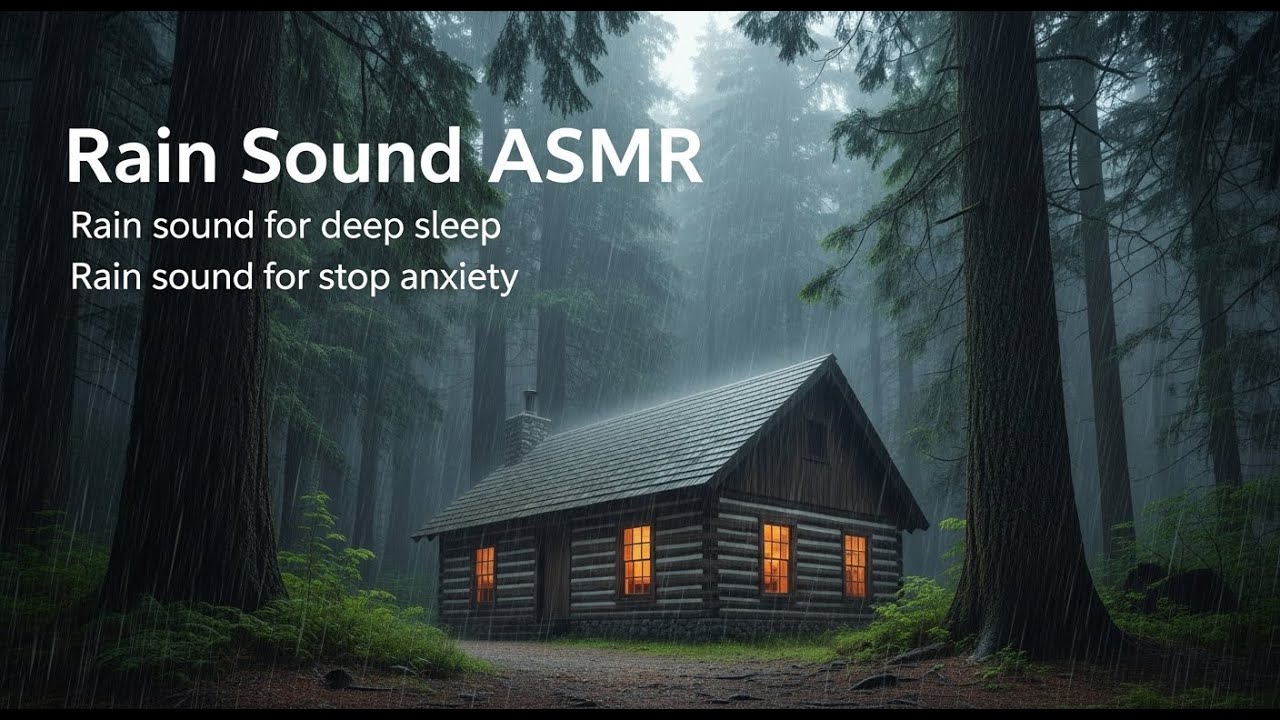 Soft Rain and Low Thunder Sounds to Help You Sleep Deep and Ease Anxiety for Peaceful Dreams
