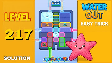 Water Out Puzzle Level 217 – Easy Solutions