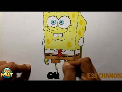 Video: Wie Zeichnet Man SpongeBob In Etappen?