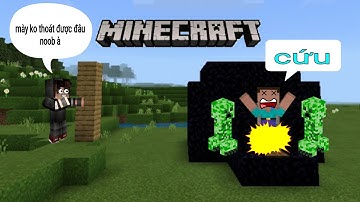 Video Minecraft: Troll noob bằng bẫy creeper theo yêu cầu của fan