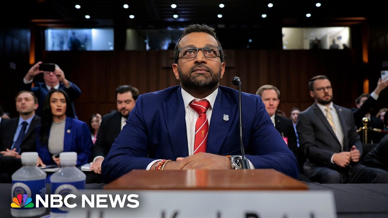 LIVE: FBI Director Patel and law enforcement officials testify at Senate hearing | NBC News LIVE: FBI Director Patel and law enforcement officials testify at Senate hearing | NBC News