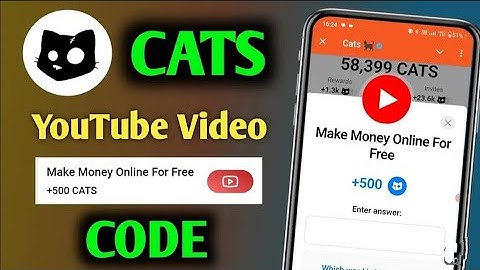 Make Money Online For Free | CATS Code | 100% Worked | 5 October 2024