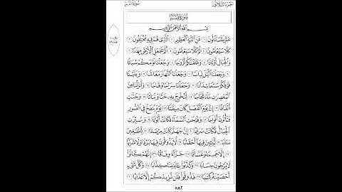 سورة النبأ بصوت الشيخ محمد عقل