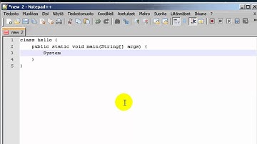 Simple Java Hello World program with Notepad++ and cmd