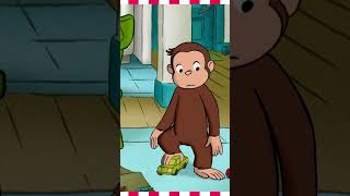 George Makes His Own Skates 🛼 | Curious George | Mini Moments  #Curiousgeorge #Shorts