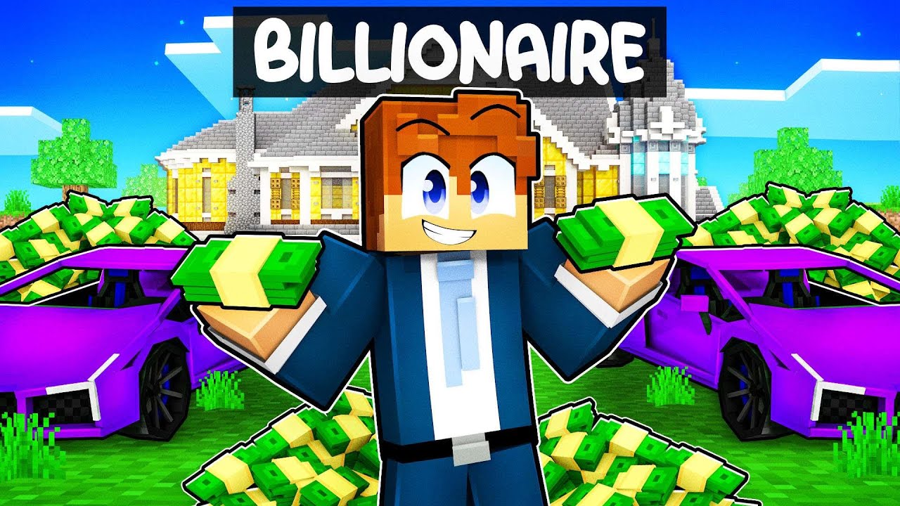 He BECAME a MILLIONAIRE! - (Minecraft Movie) - YouTube