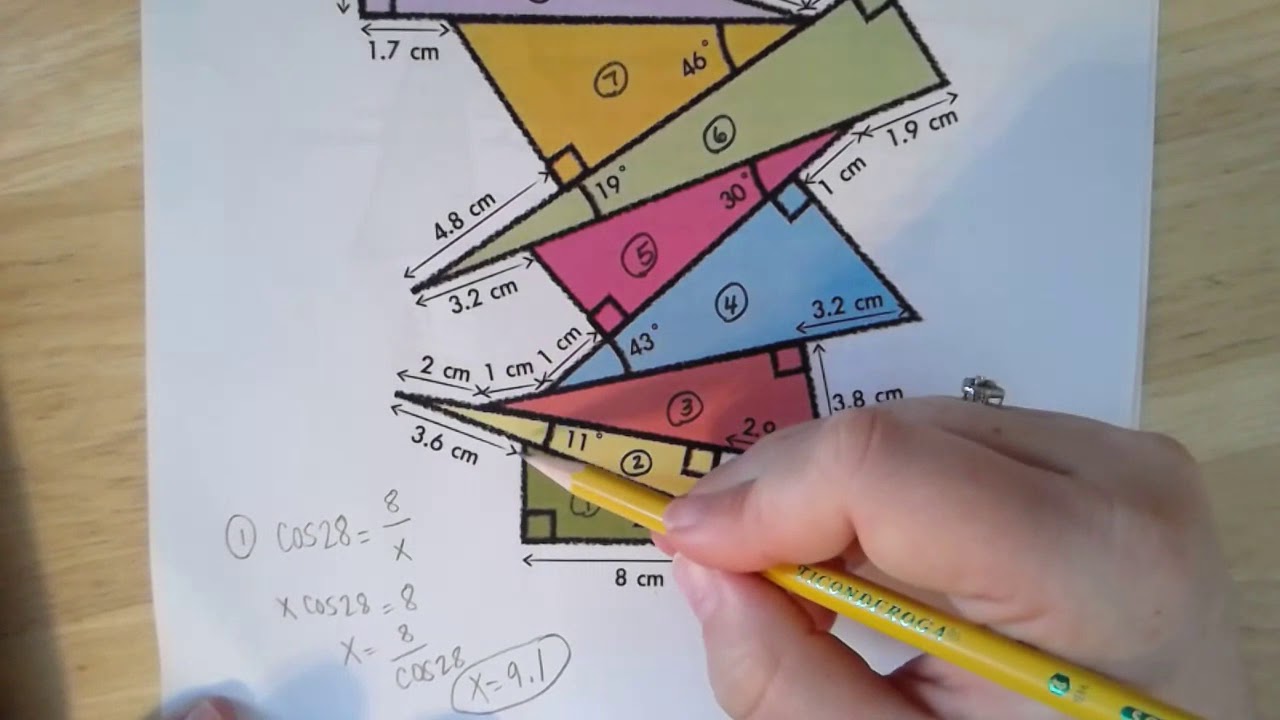 Trigonometry Pile Up Worksheet Answers