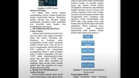 Kapita_Selekta : Sistem Keamanan brangkas menggunakan RFID