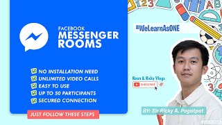 UNLI VIDEO CALLS + SAFE + NO MORE INSTALLATION NEEDED || Messenger ROOMS screenshot 5
