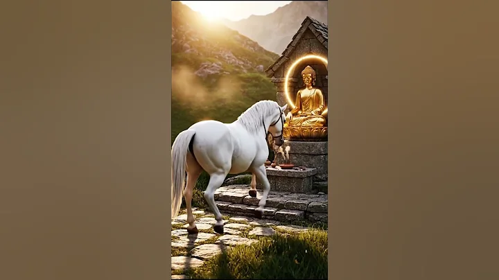 The White Horse: Symbol of Enlightenment's Path #buddhism #buddha  #meditation #Spirituality #불교
