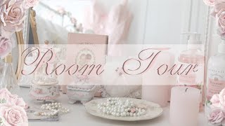 COQUETTE INSPIRED BEDROOM TOUR + SOME TIPS FOR HOW TO CREATE A COQUETTE INSPIRED VANITY AND DRAWER