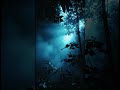Dense forest at twilight #twilightforest #foggyforest #darkforest