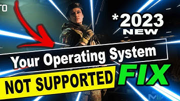 Warzone 2.0/#modern warfare 2 Your #Operating System not supported cod #fix || by borntoplaygames