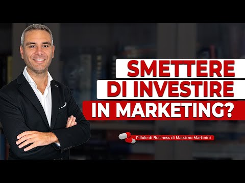 Smettere di investire IN MARKETING?