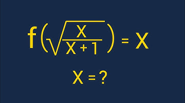 A Harvard University Entrance Exam Tricks | Functional Equation | X=?