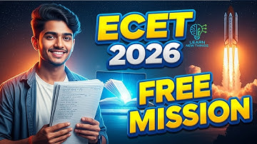 ECET 2026 Free Mission 🚀 | 50+ Courses + Notes + Tests | No Fees, Only Success | Learn New Things