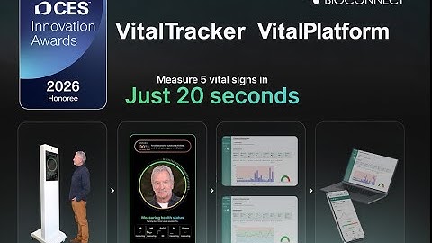 BIOCONNECT VitalTracker CES 2026 Innovation Awards Honoree