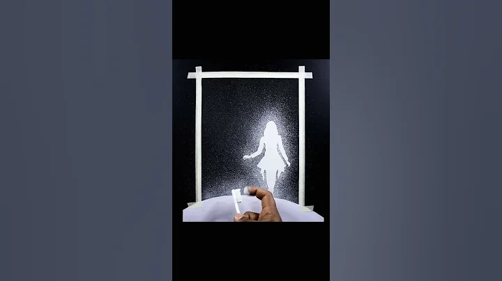 Simple toothbrush painting techniques #shorts