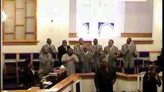 Union Baptist Church Male Chorus Singing "Leaning on Jesus" 01.11.09-11A.M.