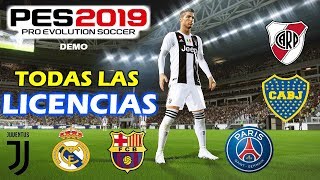 Tutorial Licencias PES 2019 Todos los Kits Faces Logos - Demo