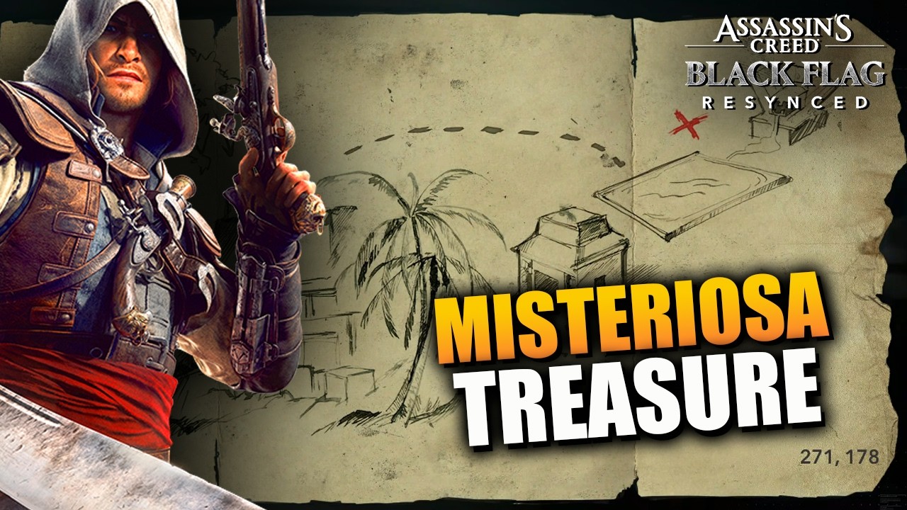 Assassin's Creed Black Flag Resynced Misteriosa Treasure Location