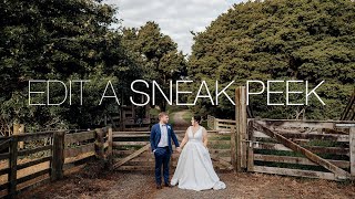 Editing a Wedding Sneak Peek | How To Edit Wedding Photos