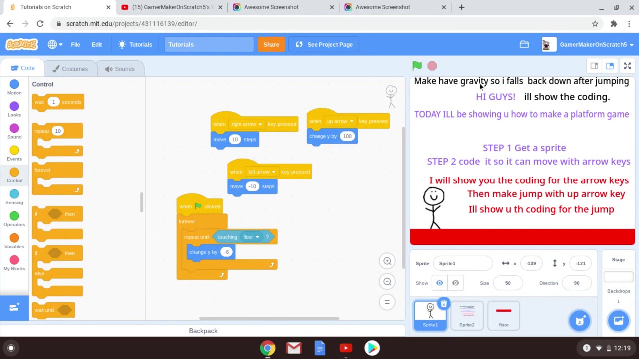 Tutorials For Scratch Ep 1 - YouTube