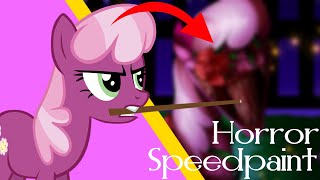 Cheerilees Garden Plant Growth My Little Pony Horror Speedpaint