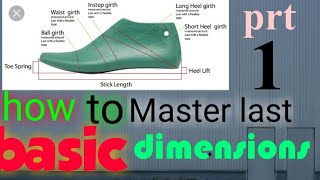 How to master basic dimensions on a male last (part =1) #shoemaking #beginners