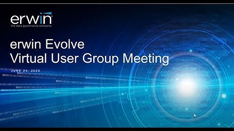 erwin Evolve Virtual User Group: Best Practices in Business Process Modeling