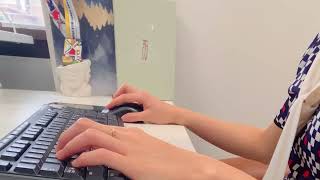 ASMR Study with me 📝 lofi Brazilian jazz BGM | no talking | keyboard typing | focus session screenshot 5