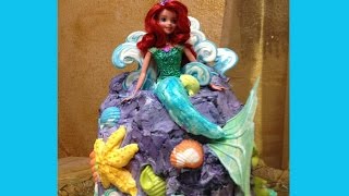 Barbie Doll Cake Little Mermaid Short Version Cake Decorating