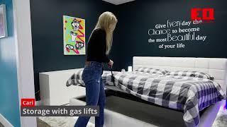 "Cari" bed with storage from EQmodern.com
