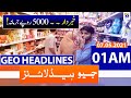 Geo Headlines 01 AM | 7th May 2021