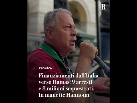 Video Arrestato Hannoun per finanziamente ad Hamas