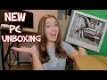 UNBOXING MY FIRST CUSTOM PC! - Micro Center Build
