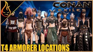 Every T4 Armor And Location Conan Exiles 2018 Pro Tips (Tested In Single Player PC)
