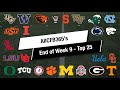 College Football Top 25 Rankings After Week 9 of the 2022 Season