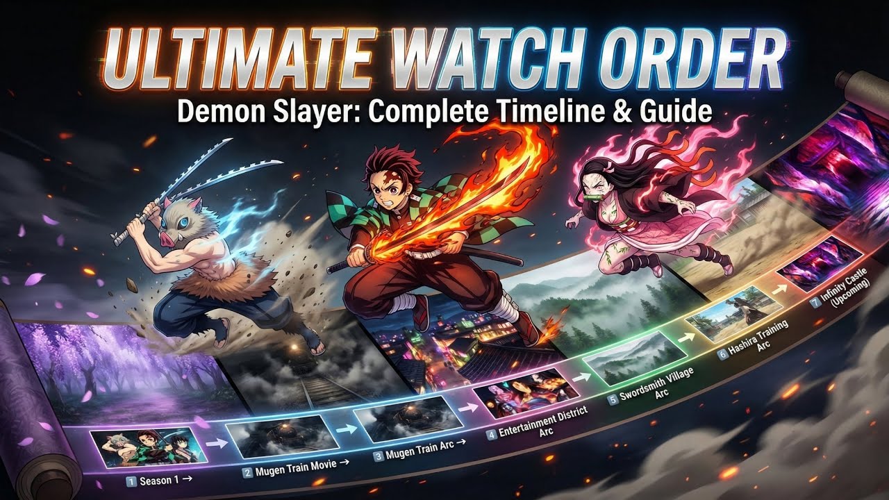 Demon Slayer Explained from Episode 1 to Infinity Castle 🎬 Complete Guide