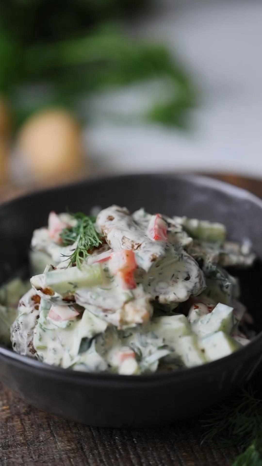 Knuspriger Kartoffelsalat - schnelles und einfaches Rezept 🥔🥒🙋🏼‍♀️ ...