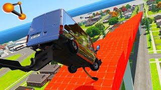 BeamNG.drive - Cars Fails On Uneven Descent