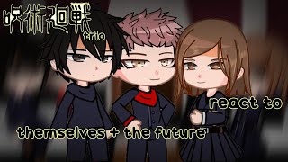 Past Jujutsu Kaisen react to themselves and their future | Gacha Club | JJK |