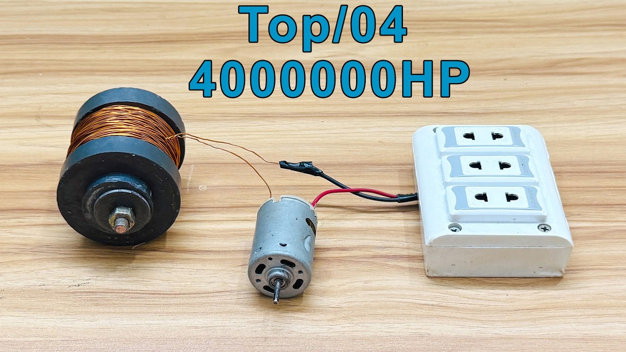 Free electricity 260v AC 4000000Hp energy generator top 4 magnetic copper wire at home