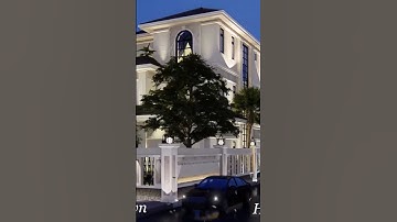 Mẫu biệt thự mái nhật tân cổ 3 tầng mặt tiền 12m